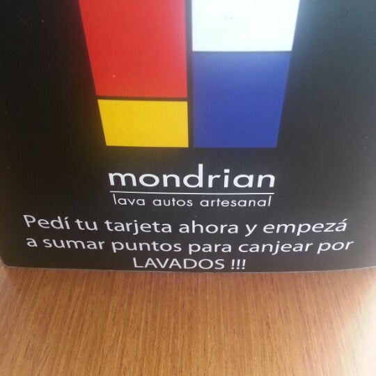 Mondrian Lava Autos Artesanal